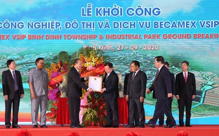 Phó Thủ tướng dự khởi công dự án lớn tại Bình Định - ảnh 1